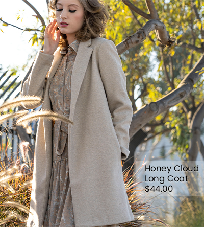 Honey Cloud Long Coat | ZYNOTTI